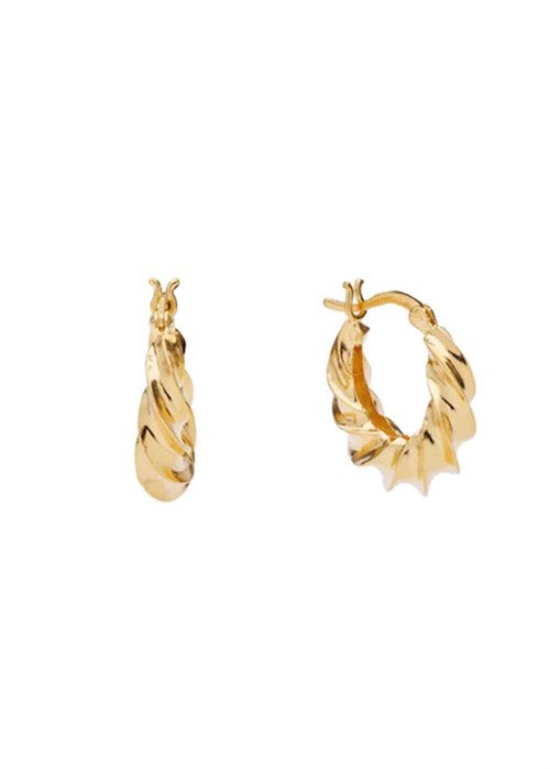 Ellie hoops Gold Pico 