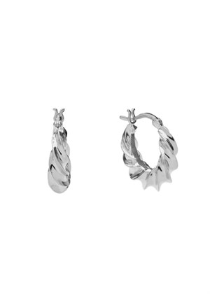 Ellie hoops Silver Pico 