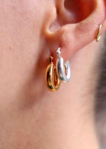 Else hoops Silver Pico 