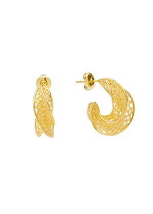 Filigran Afrika studs Forgyldt Pico 