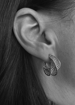 Filigran Afrika studs Silver Pico 