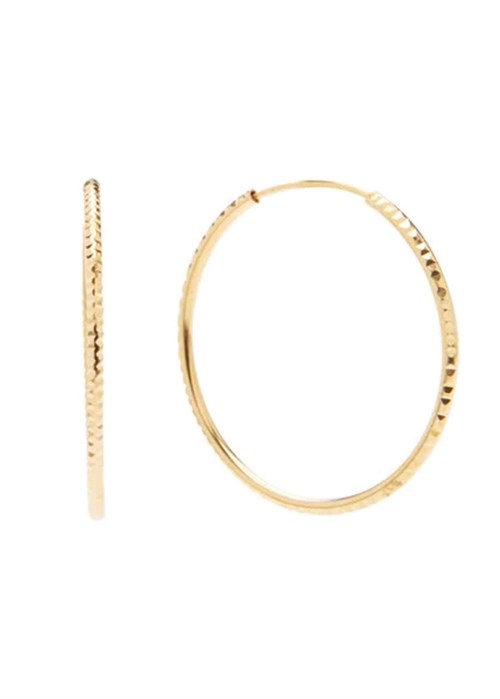 Mackenzie grande hoops Gold Pico 