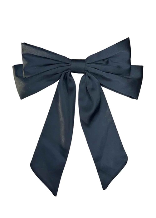 Isabella Bow Barette Midnight Pico