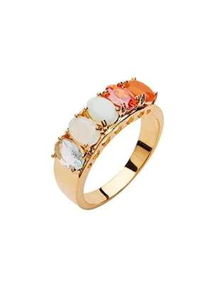 Janet crystal Red mix ring Pico 