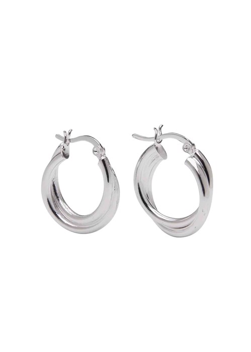 Jordyn hoops Silver Pico 