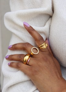 Lady ring Forgyldt Pico 