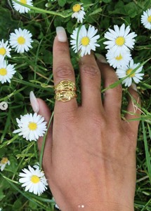 Lady ring Forgyldt Pico 