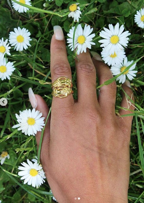 Lady ring Forgyldt Pico 