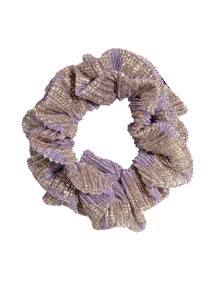 Metallic flæse scrunchie Lavendel Pico 