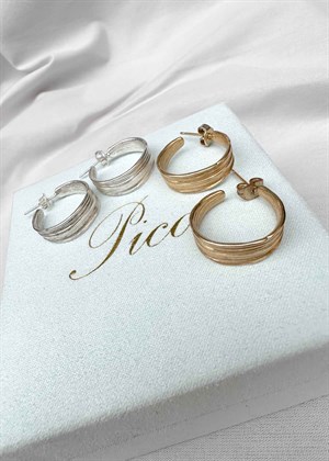 Olive petit stud Forgyldt Pico 
