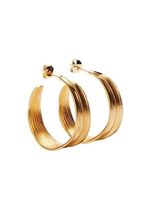 Olive studs Forgyldt Pico 