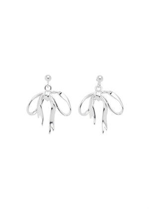 Ribbon studs Silver Pico 