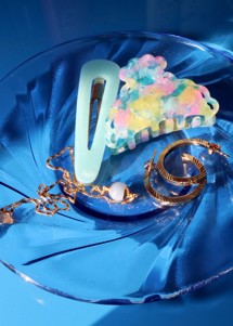 River studs Forgyldt Pico 