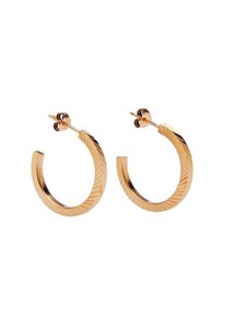 River studs Forgyldt Pico 