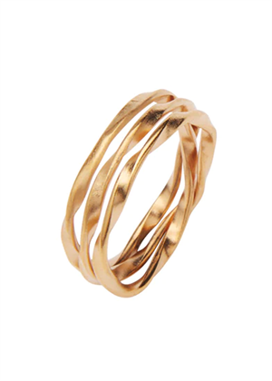 Tess ring Forgyldt Pico 
