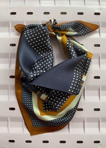 Clara scarf Blue Plisse Copenhagen 
