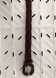 Gyda belt Dark Brown Plissé Copenhagen 