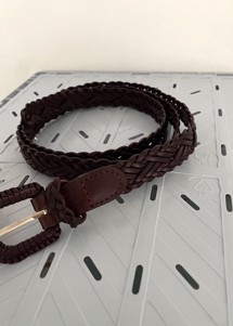 Gyda belt Dark Brown Plissé Copenhagen 