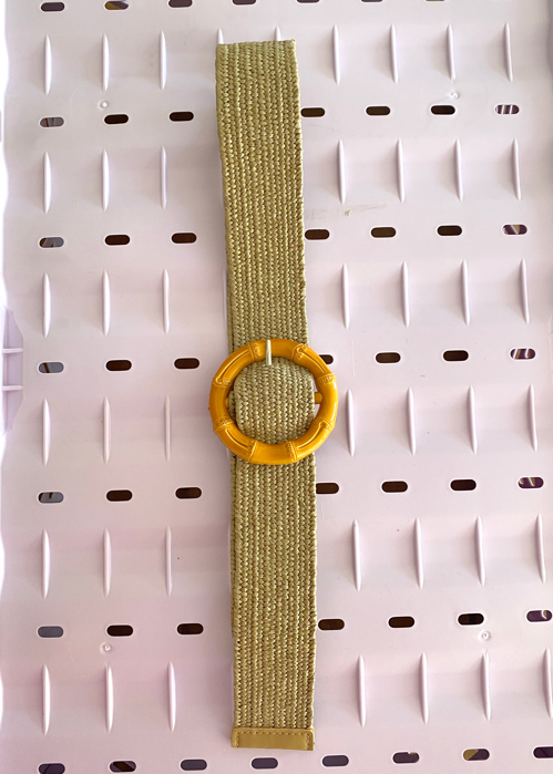 Mette belt Beige Plisse Copenhagen 