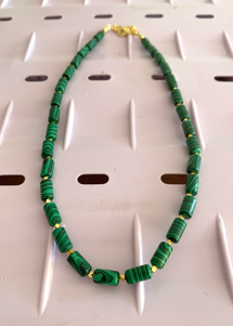 Mia necklace Green Plisse Copenhagen 