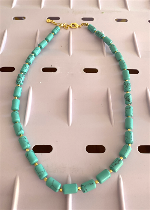 Mia necklace Turquoise Plisse Copenhagen 