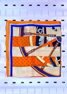 Reja scarf Orange Plisse Copenhagen 