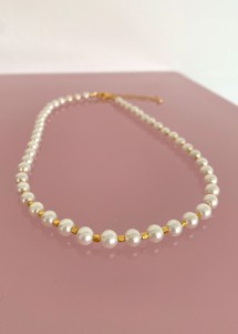 Rubi pearl necklace Plissé Copenhagen 