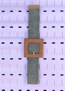 Zara belt Green Plisse Copenhagen 