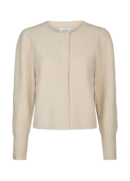 Puli knit cardigan Ivory Neo Noir 