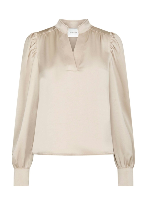 Rosslyn heavy sateen bluse Champagne Neo Noir 