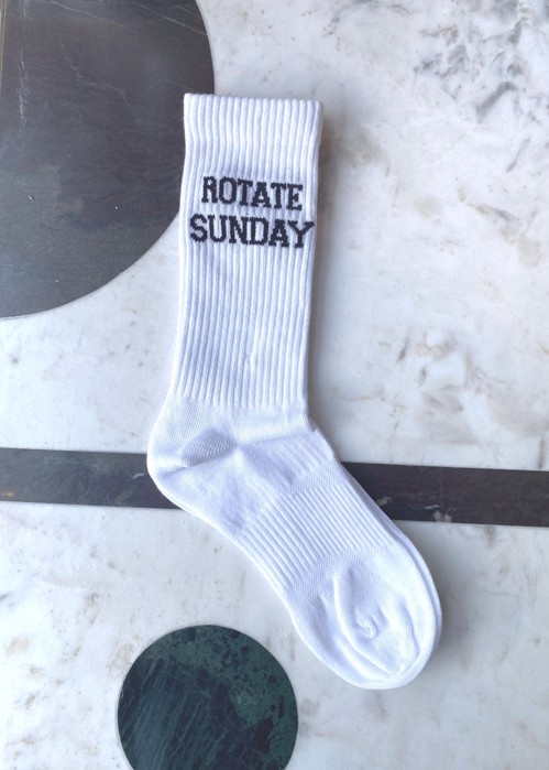 Rotate sock White ROTATE SUNDAY