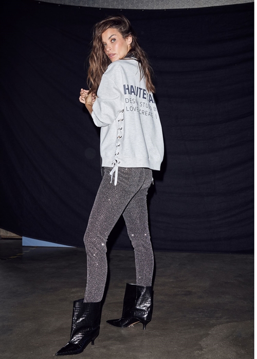 New studio tie sweat Grey Melange HAUTE L\'AMITIÈ