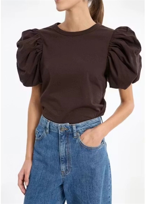 Dawy puff sleeve tee Mole ROTATE