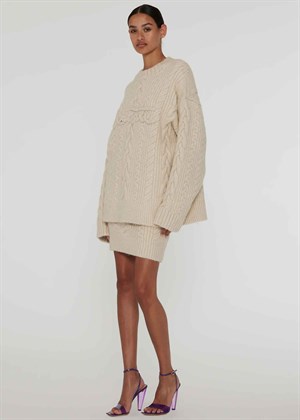 Camross knit jumper Pristine White ROTATE By Birger Christensen 