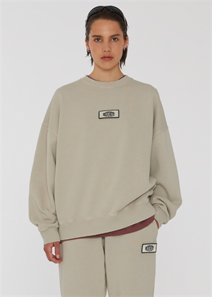 Enzyme crewneck sweat Oyster Gray ROTATE SUNDAY