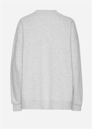 Heavy crewneck sweat Light Grey Melange ROTATE SUNDAY