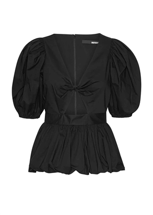 Marie puff sleeve bubble bluse Sort ROTATE By Birger Chrisensen 