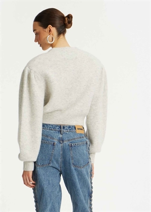 Puffsleeve strik cardigan Snow White ROTATE By Birger Christensen 