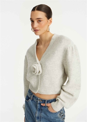 Puffsleeve strik cardigan Snow White ROTATE By Birger Christensen 
