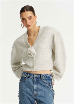 Puffsleeve strik cardigan Snow White ROTATE By Birger Christensen 