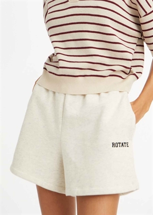 Heavy sweat shorts White Melange ROTATE SUNDAY