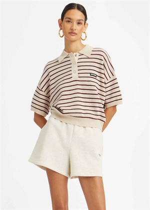 Heavy sweat shorts White Melange ROTATE SUNDAY
