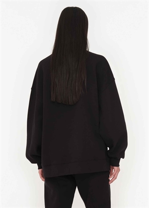 Heavy crewneck sweat Sort ROTATE SUNDAY