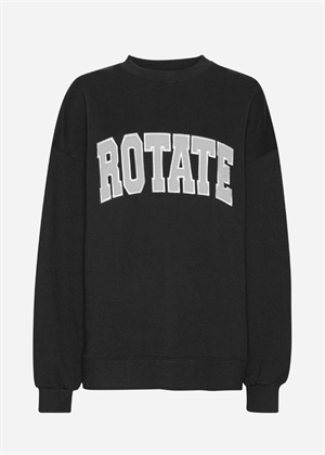 Heavy crewneck sweat Sort ROTATE SUNDAY