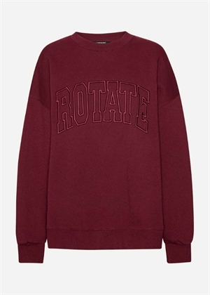 Heavy crewneck sweat Zinfandel ROTATE SUNDAY