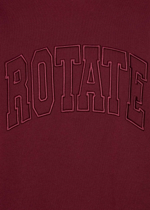 Heavy crewneck sweat Zinfandel ROTATE SUNDAY
