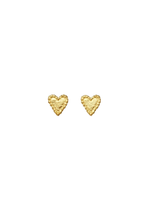 Rouge earrings Forgyldt Maanesten