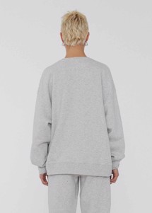 Classic crewneck sweat Light Grey ROTATE SUNDAY