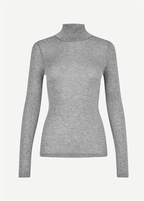 Sadou t-n ls bluse 15499 Grey Mel. Samsøe 