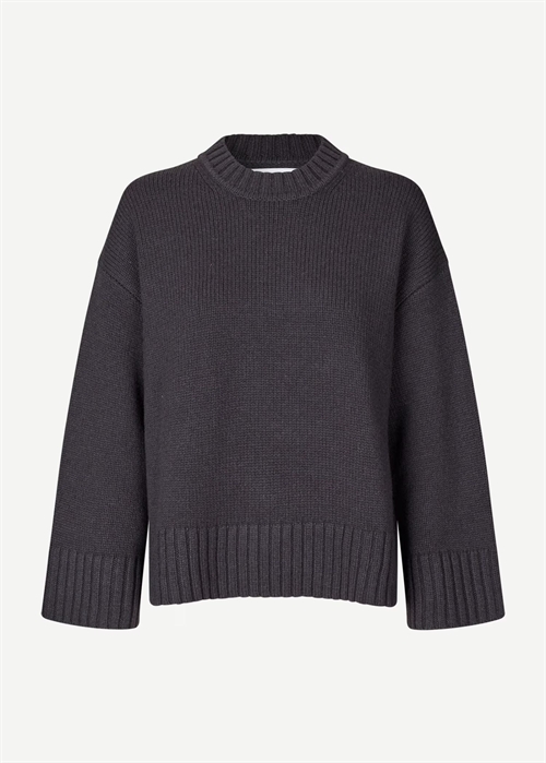 Sakeiku strik 11250 Charcoal Art Samsøe